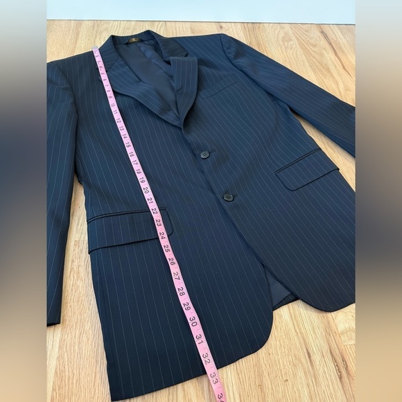 Brooks Brothers USA made Madison 100% Wool Blazer Sport Coat Navy Size 42R / 36W - Picture 8 of 12
